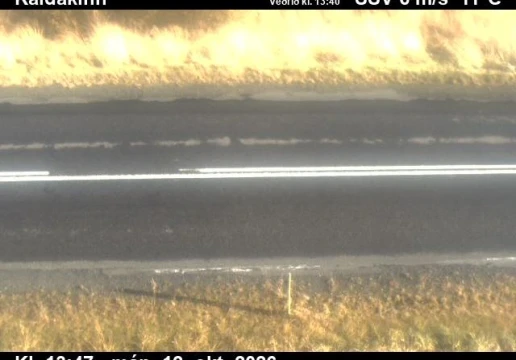Road camera, road 85, road surface, Kaldakinn, Northeast