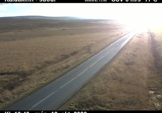 Road camera, road 85, looking south, Kaldakinn, Northeast