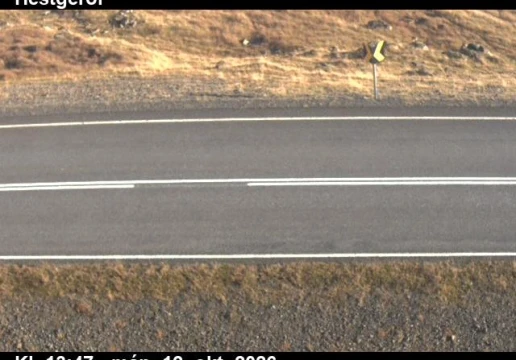 Road camera, road 1, road surface, Hestgerdi, Southeast