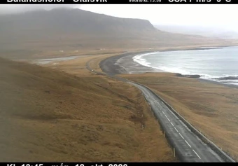 Road camera, road 54, towards Olafsvik, Bulandshofdi, West