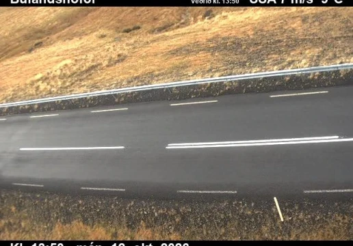 Road camera, road 54, road surface, Bulandshofdi, West