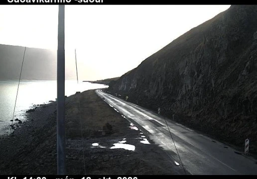 Road camera, road 61, towards Sudavik, Sudavikurhlid, Westfjords
