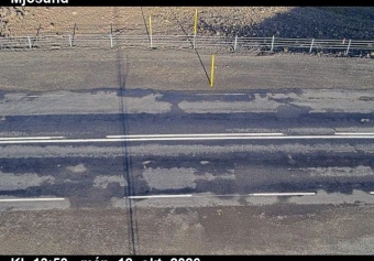 Road camera, road 93, road surface, Mjosund, East