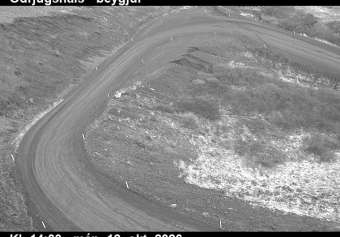 Road camera, road 60, bends, Odrjugshals, Westfjords