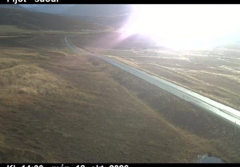 Road camera, road 76, looking south, Fljot, North