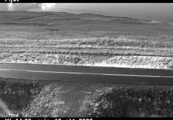 Road camera, road 76, road surface, Fljot, North