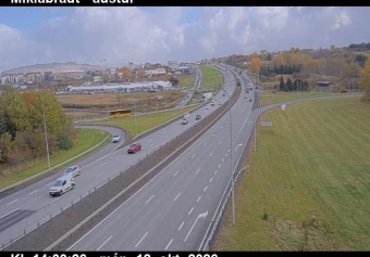 Road camera, road 49/41, looking east, Artunsbrekka, Capital Region