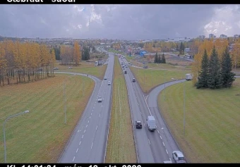Road camera, road 49/41, looking south, Artunsbrekka, Capital Region