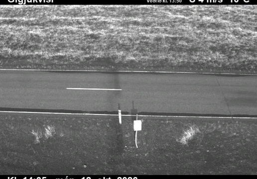 Road camera, road 1, road surface, Gigjukvisl, Southeast