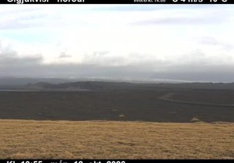 Road camera, road 1, looking north, Gigjukvisl, Southeast