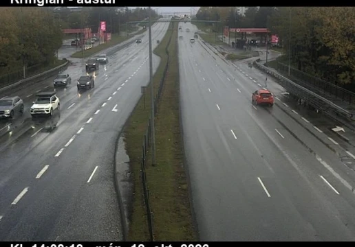 Road camera, road 49/40, looking east, Kringlan, Miklabraut, Capital Region