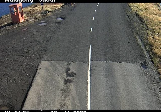 Road camera, road 82, road surface, looking south, Mulagong Tunnel (south), North