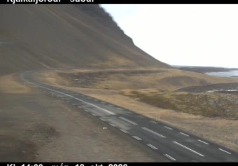 Road camera, road 60, looking south, Kjalkafjordur, Westfjords