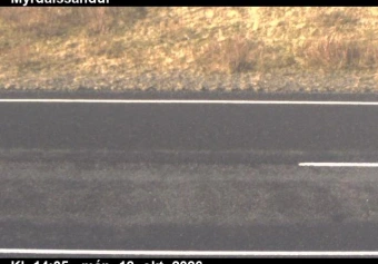 Road camera, road 1, road surface, Myrdalssandur, South