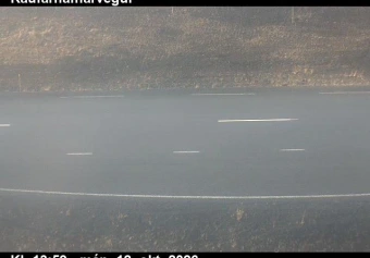 Road camera, road 874, road surface, Raufarhafnarvegur, Northeast