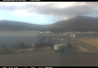 Road camera, looking west, Saudarkrokur, North