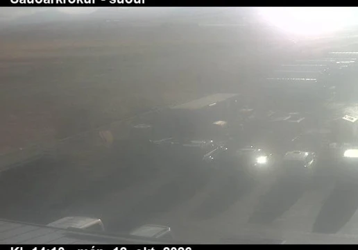 Road camera, looking south, Saudarkrokur, North