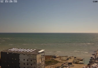 Caspian Sea at Briz, 4A microdistrict, Aktau, Mangystau Region