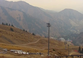 Middle station, Shymbulak, Almaty