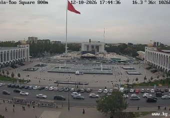 Ala-Too Square, general view, Bishkek