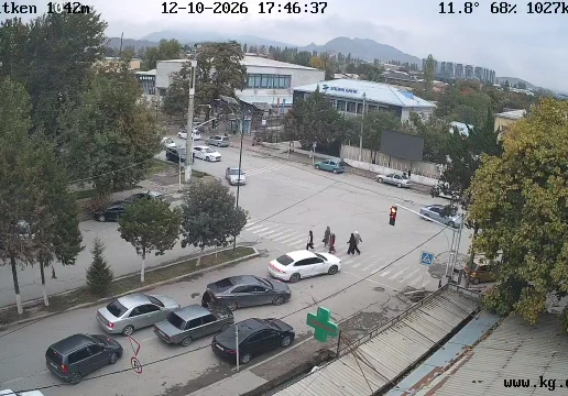 Crossroads in the centre, Batken, Batken Region