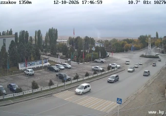Town centre, Razzakov, Batken Region