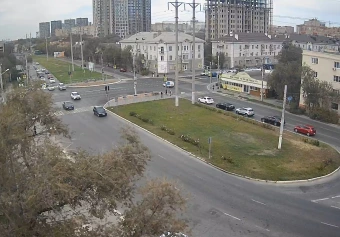 Nikolaya Ostrovskogo and Boevaya streets, Astrakhan