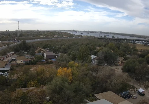 Old Bridge over the Volga, Astrakhan