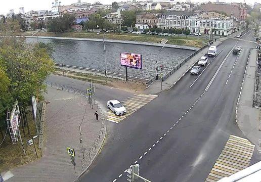 Sapozhnikovsky Bridge, Krasnaya Embankment, Astrakhan