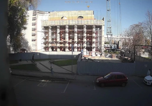 Opera and Ballet Theatre from Bolshaya Kazachya Street, Saratov