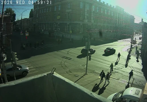 Moskovskaya and Chapaeva streets, view of the main post office, Saratov