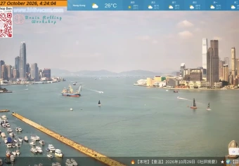 Victoria Harbour from Tsim Sha Tsui, Hong Kong