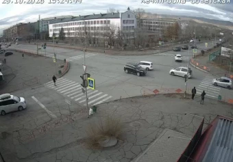 Kechil-oola Street and Sovetskaya Street, Kyzyl