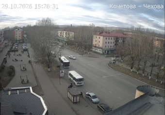 Kochetova Street and Chekhova Street, Kyzyl