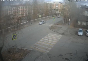Krasnoarmeyskaya Street and Chekhova Street, Kyzyl