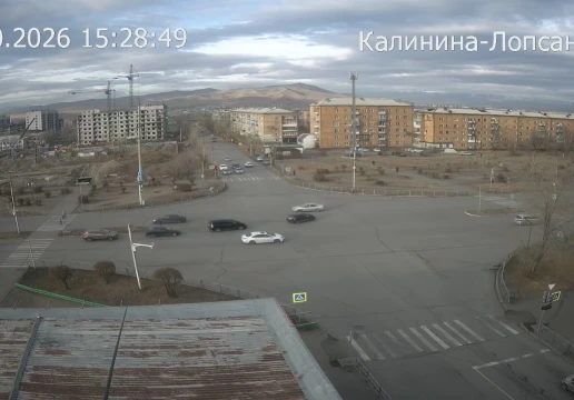 Lopsanchapa Street and Kalinina Street, Kyzyl