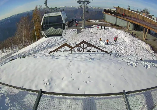 Chuysky Trakt gondola, upper station, Manzherok