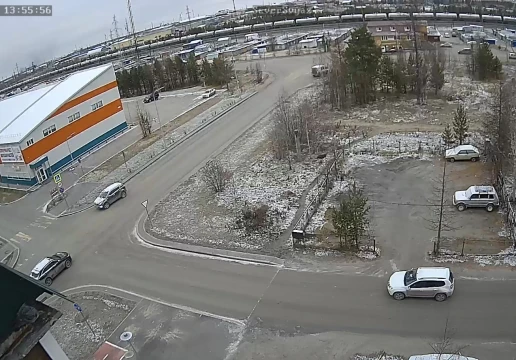 Vysotskogo Street and Magistralnaya Street, Noyabrsk