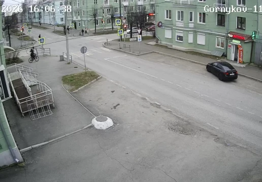 Gornyakov Street and Stroiteley Street, Kushva