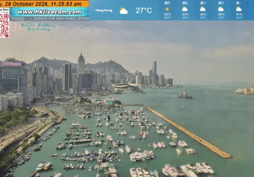 Victoria Harbour from Tsim Sha Tsui, Hong Kong
